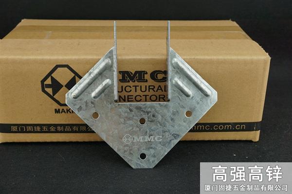 RT15A-45_颶風(fēng)卡件-菱形連接件-抗風(fēng)構(gòu)件-龍骨與橫梁連接件-木屋金屬連接件